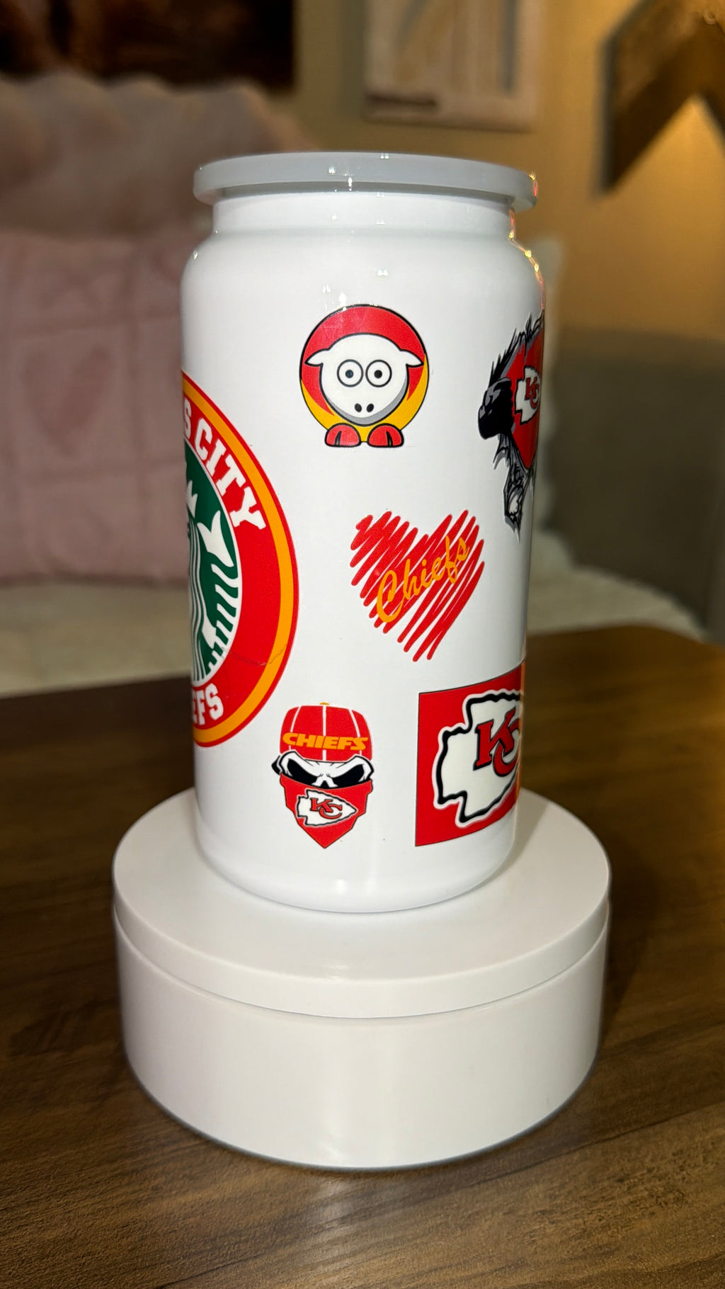 Football inspired tumbler