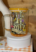Protect Your Peace Glass Mug with Handle