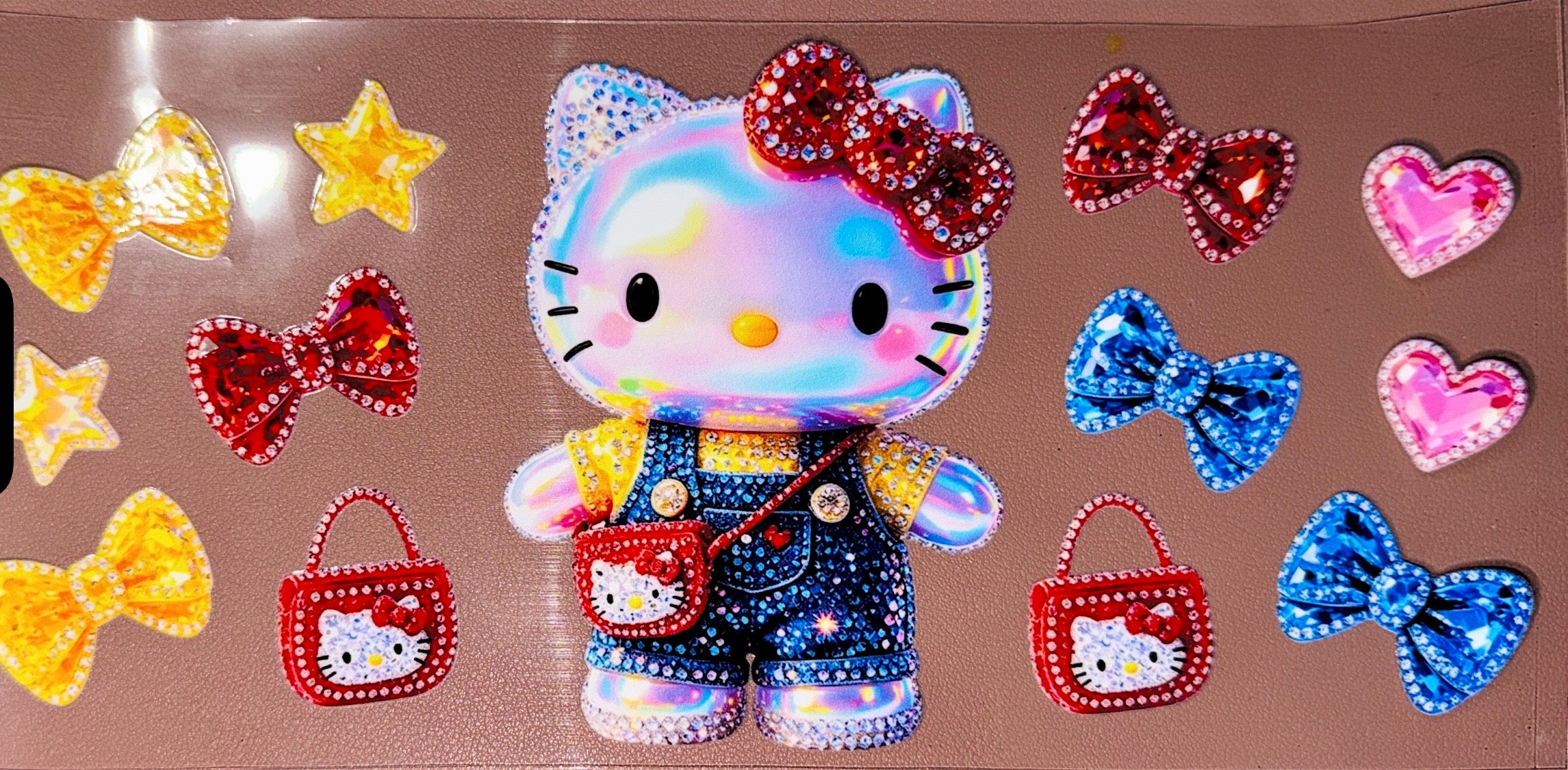 Blingy Kitty UVDTF Cup Wrap