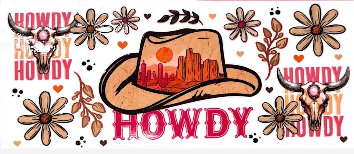 Howdy UVDTF Cup Wrap