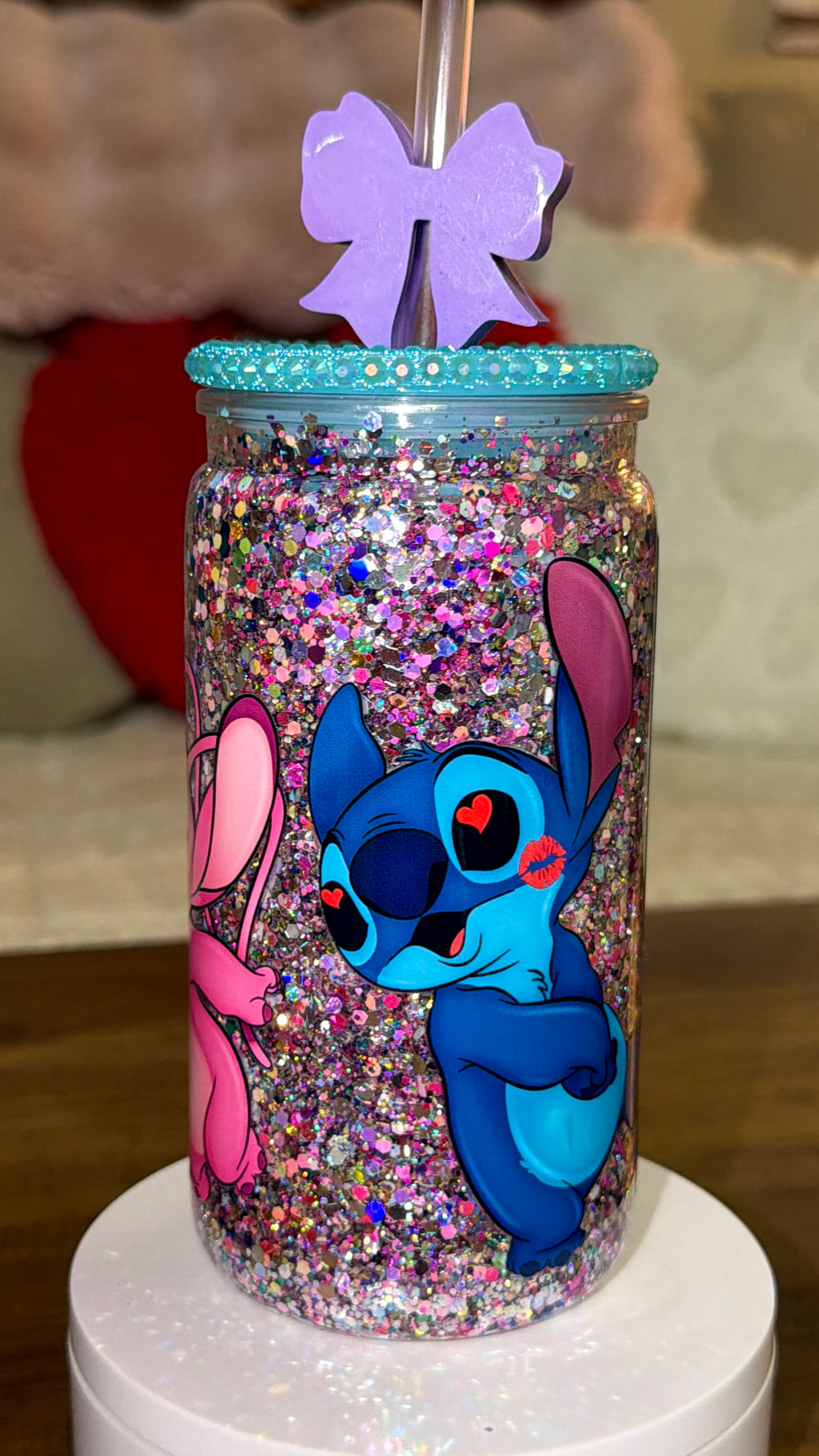 Valentine’s Day Snowglobe cup