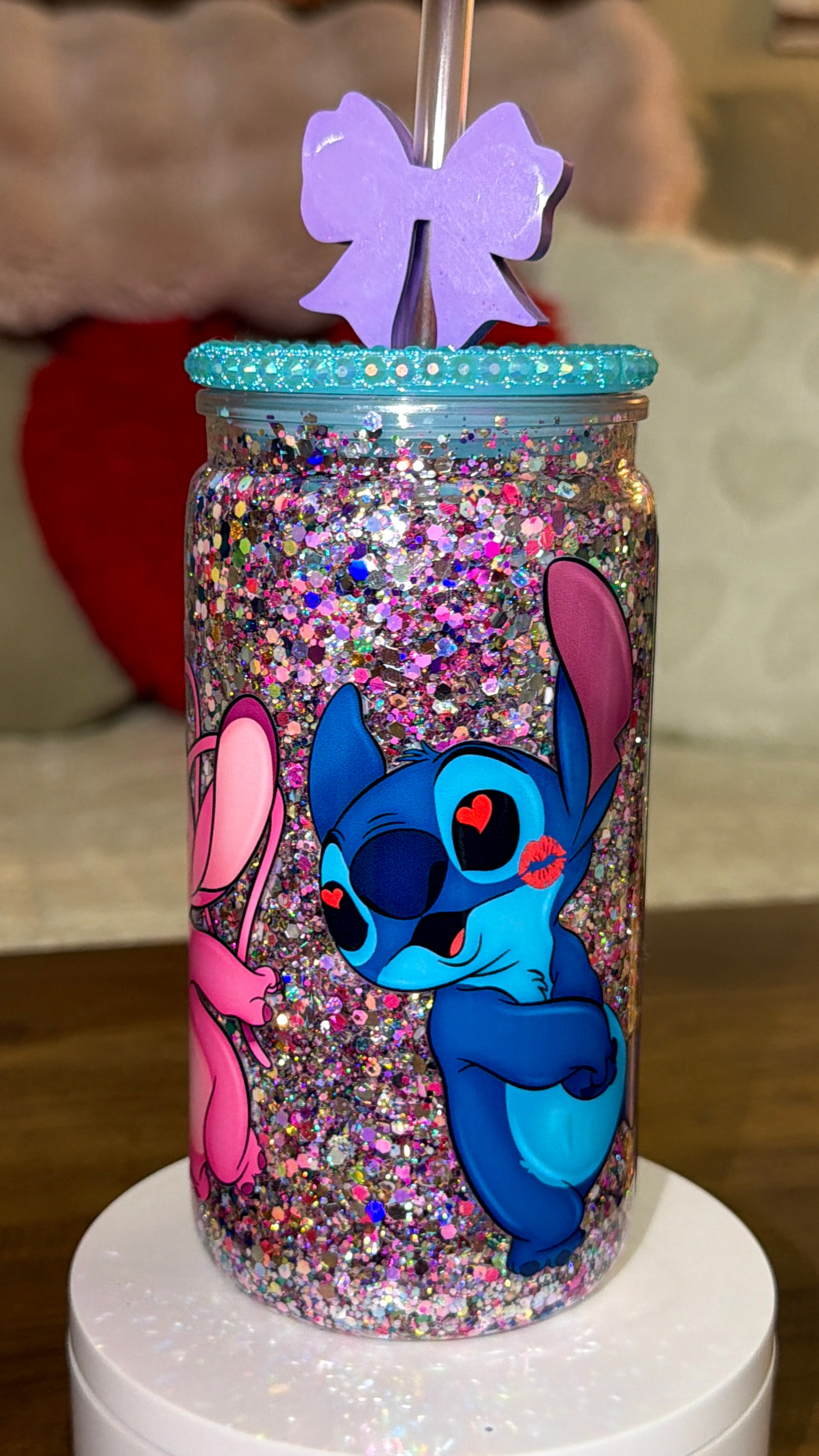 Valentine’s Day Snowglobe cup