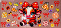 Fall Hyland Cow UVDTF Cup Wrap