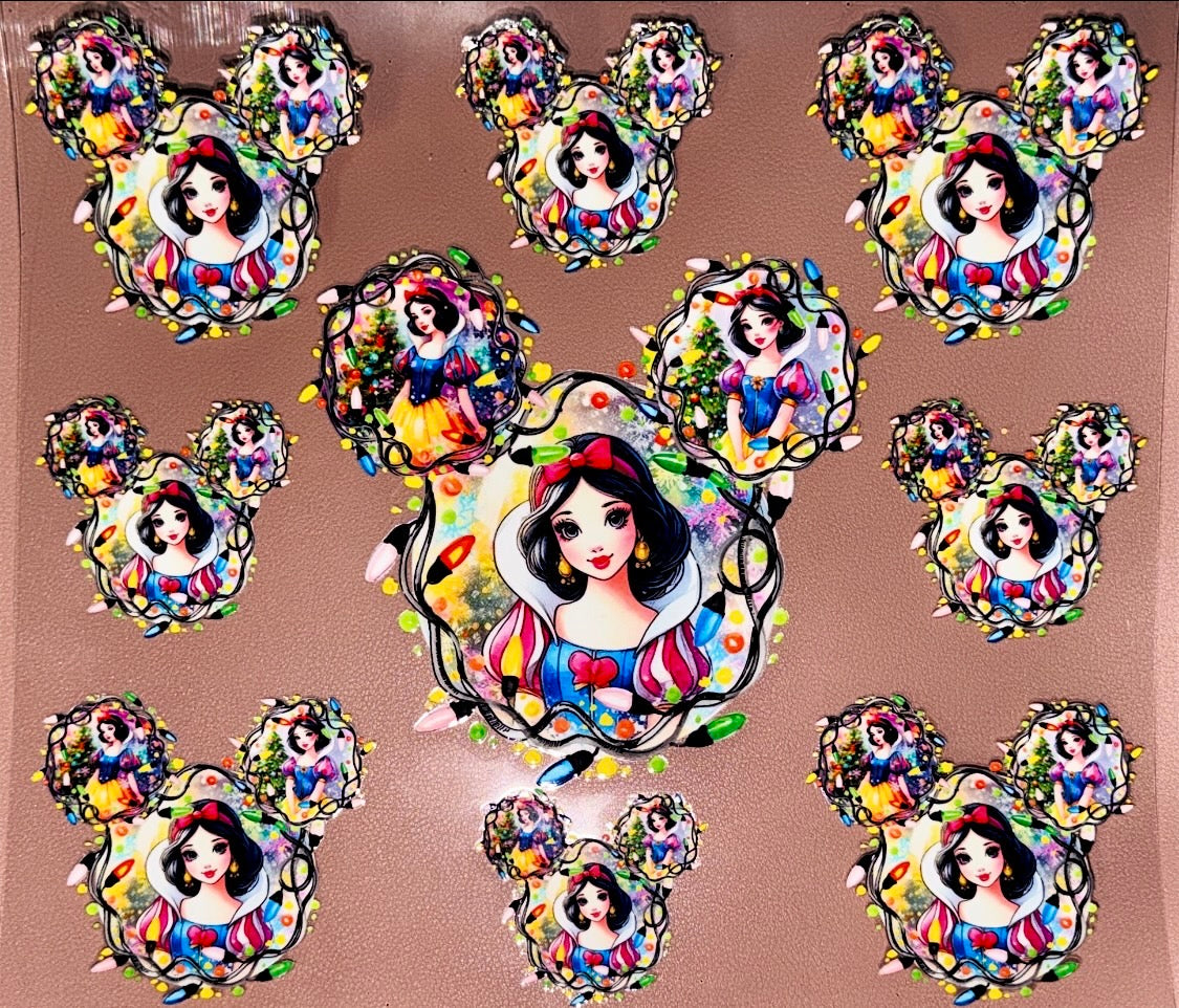 Christmas Princess Element Sheet