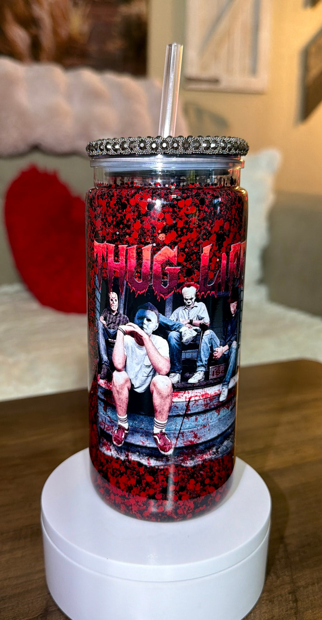 Custom horror Snowglobe cup