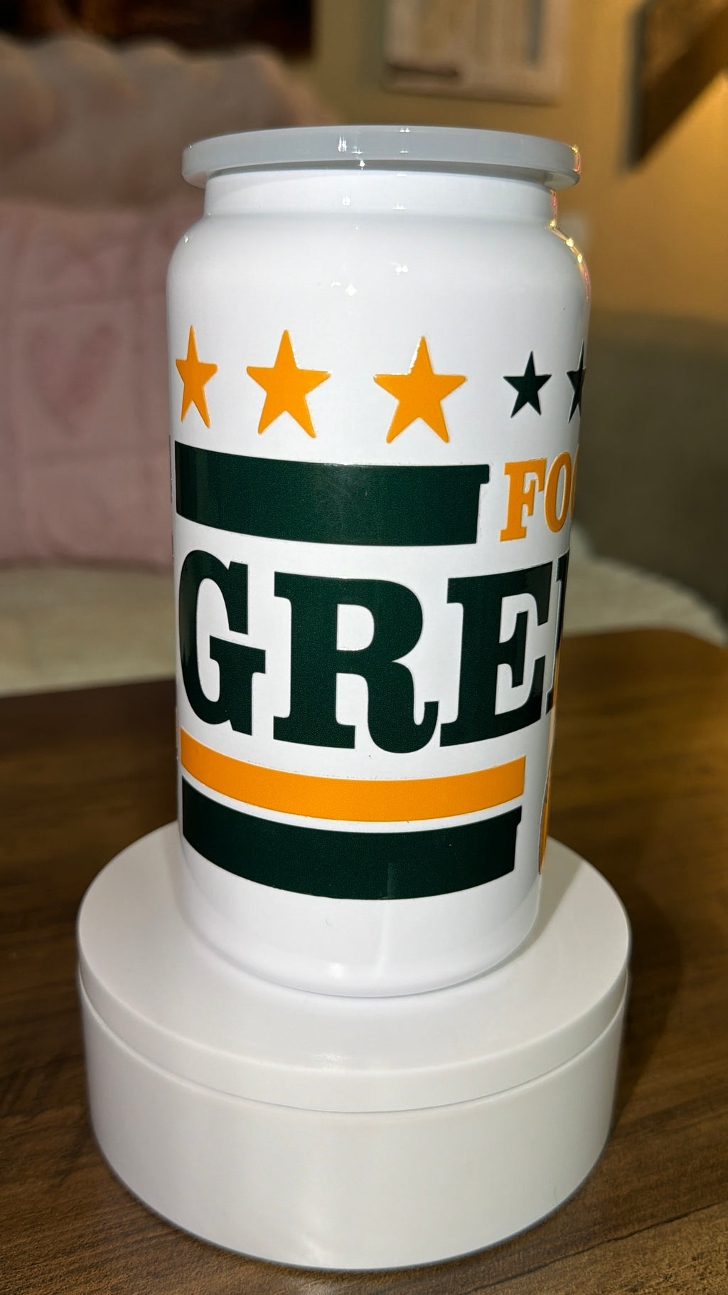 Football inspired tumbler