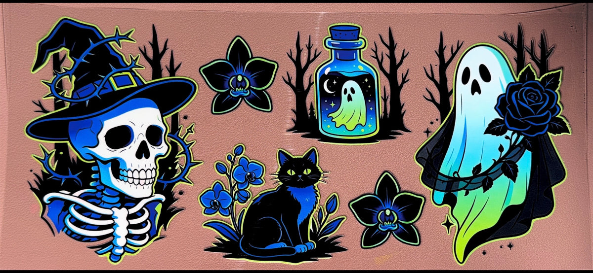 Midnight Haunts UVDTF Cup Wrap