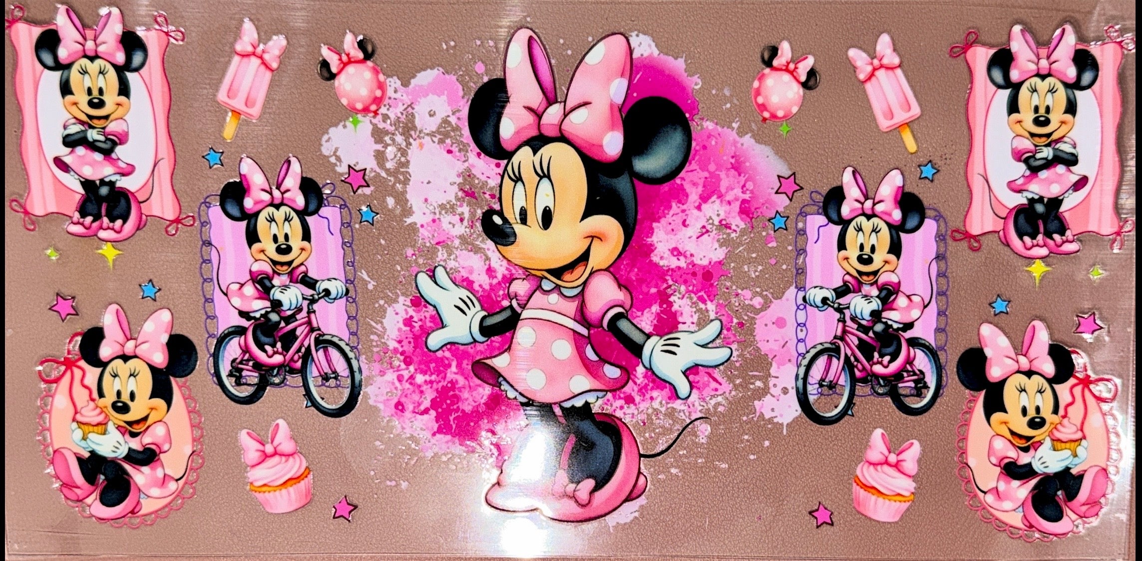 Pink Mouse UVDTF Cup Wrap