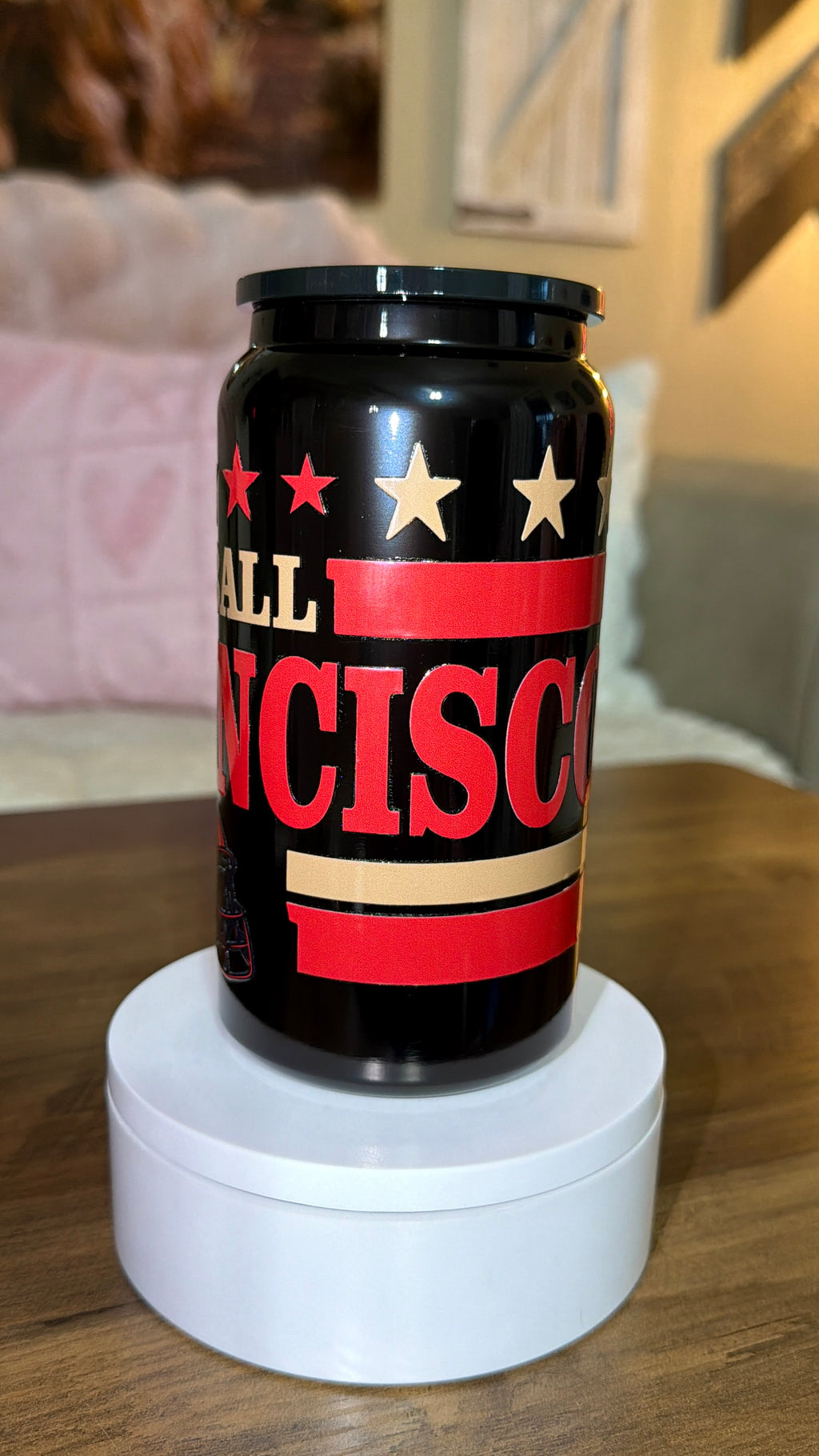Football inspired tumbler