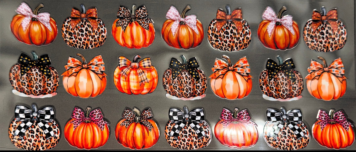 Leopard Pumpkins UVDTF Cup Wrap