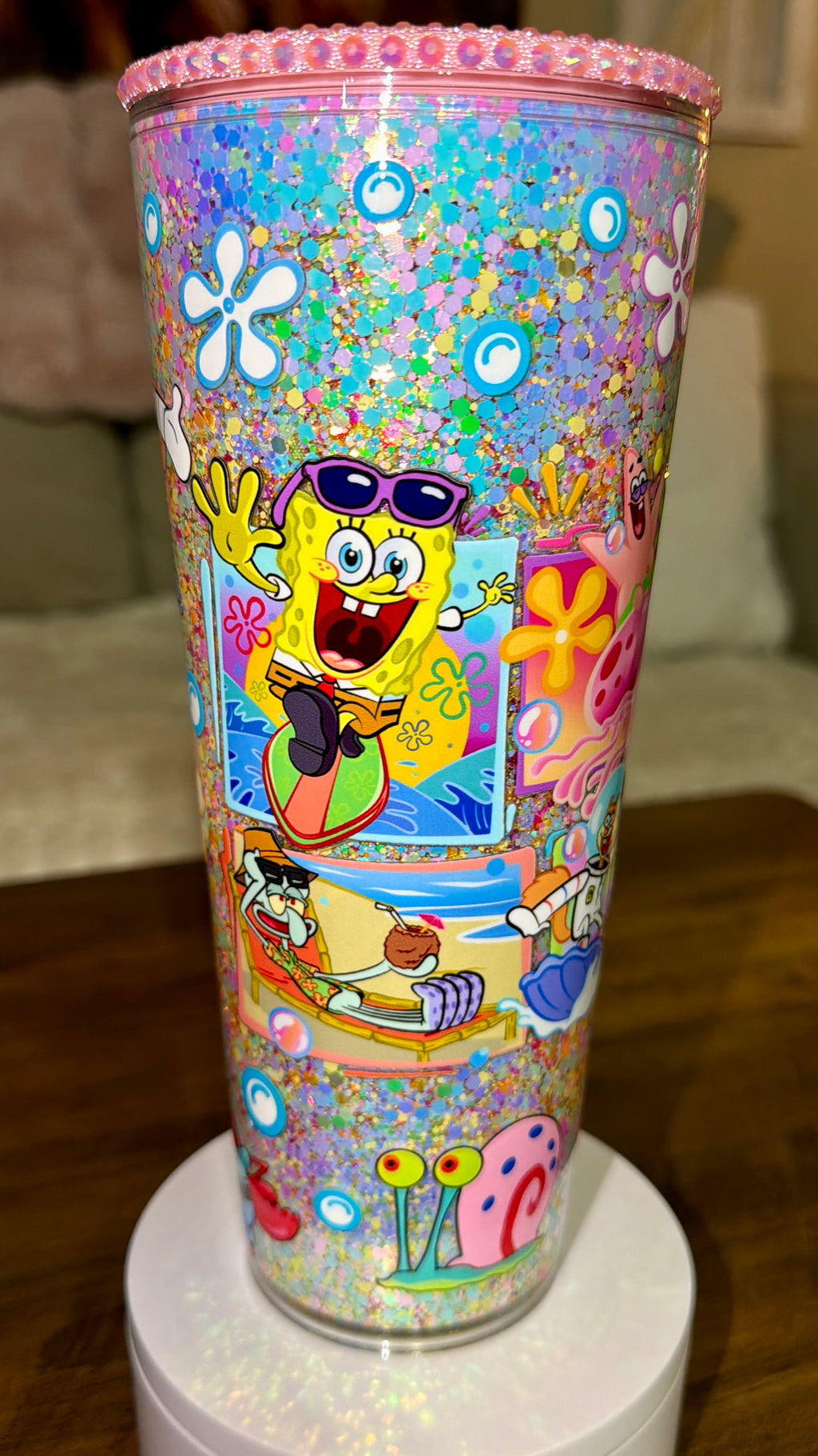 Under the Sea Adventure Glitter Snowglobe Tumbler