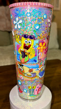 Under the Sea Adventure Glitter Snowglobe Tumbler