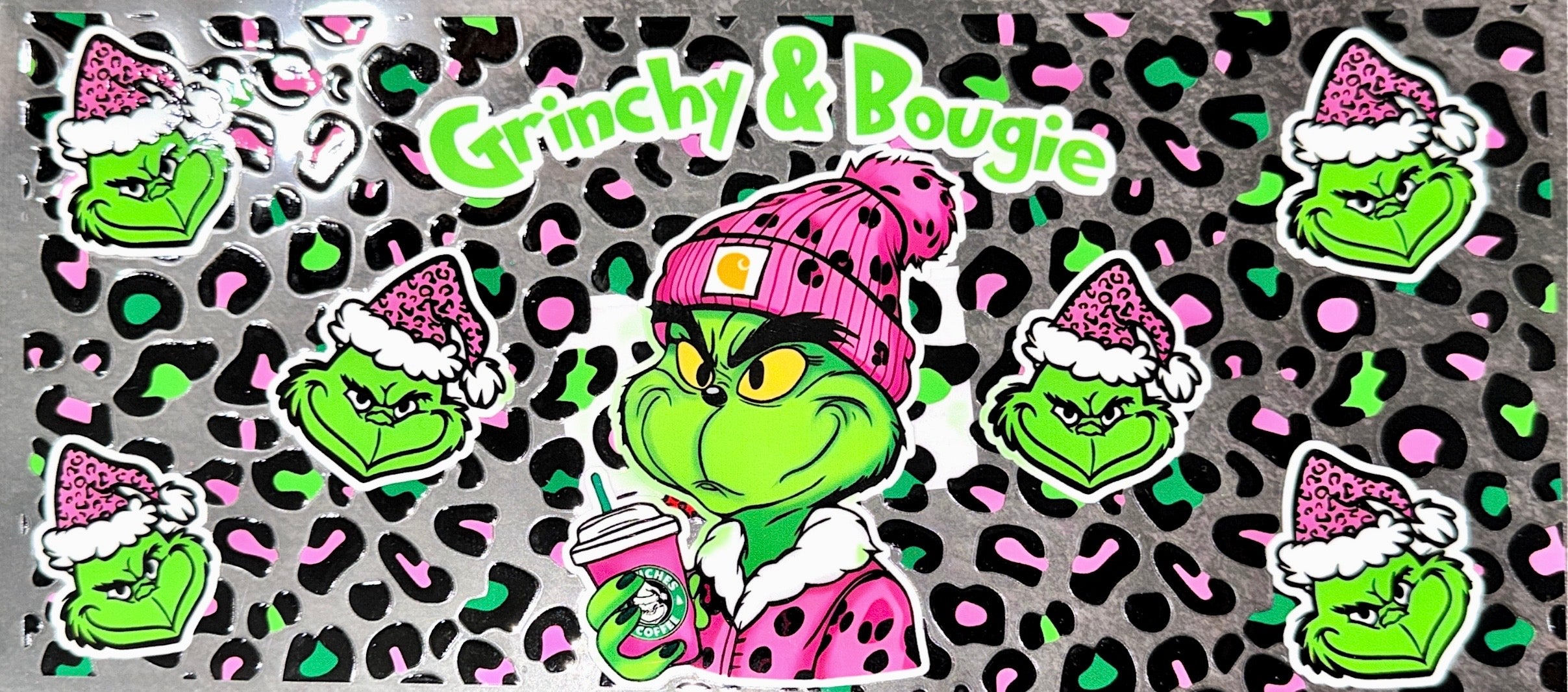 Grinchy and Bougie UVDTF Cup Wrap