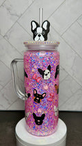 Frenchie Snowglobe Cup