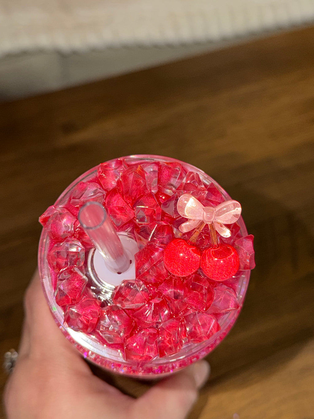Cherry Snowglobe cup
