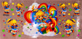 Rainbow UVDTF Cup Wrap
