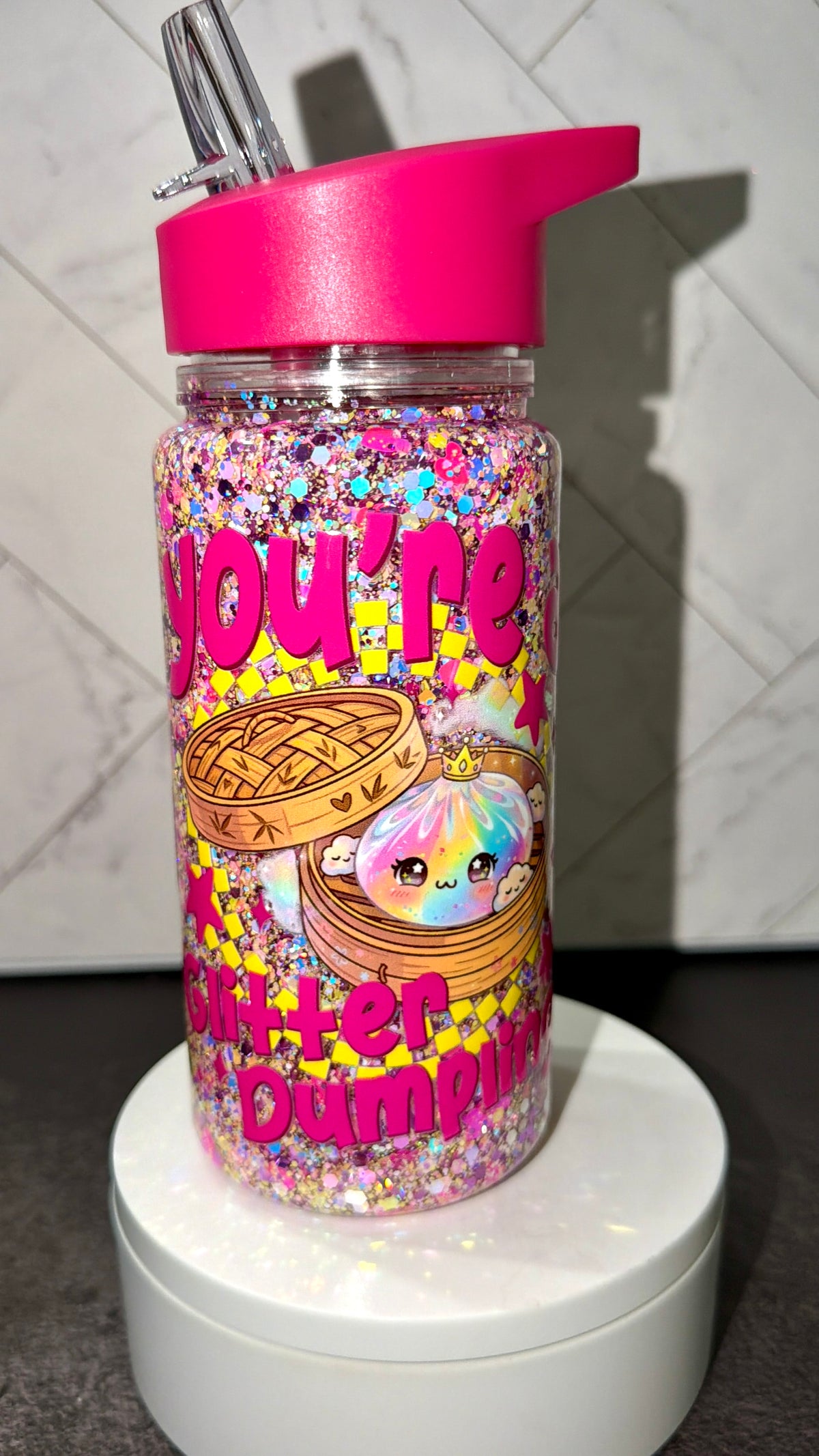 You’re A Glitter Dumpling Kids Water bottle