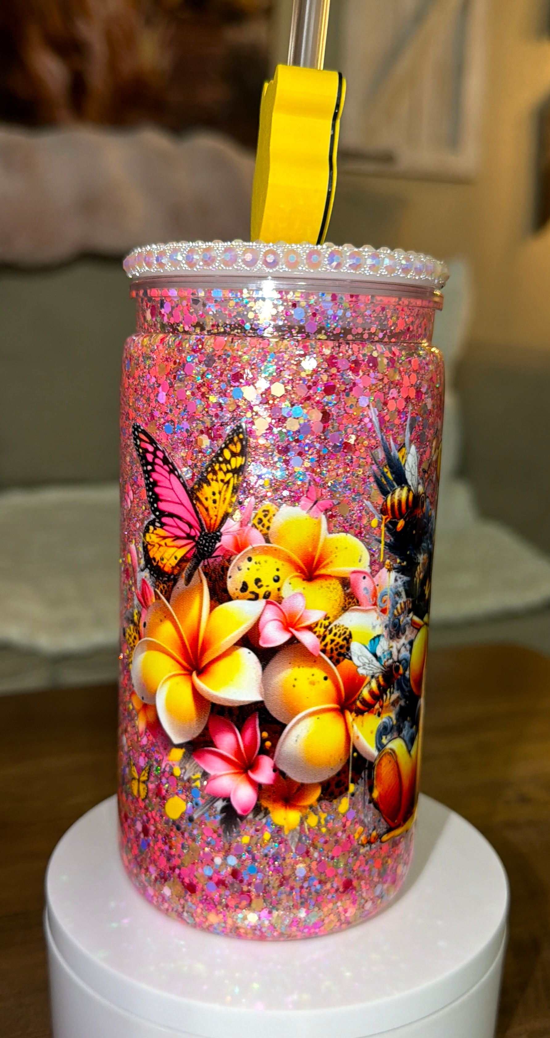 Honey Bear Snowglobe Cup