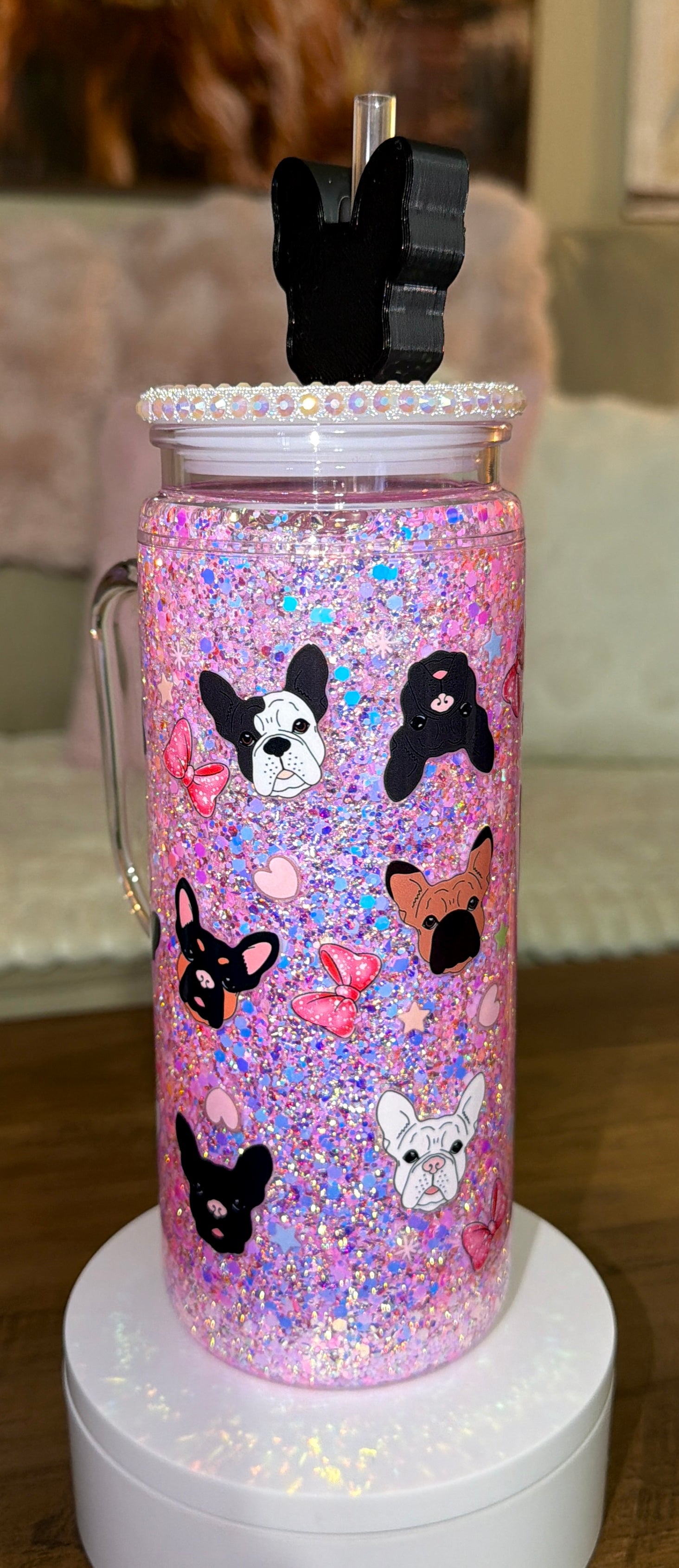Cute dog inspired Snowglobe cup