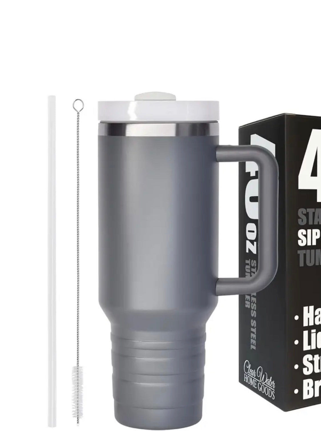 Insulated stainless steel tumbler