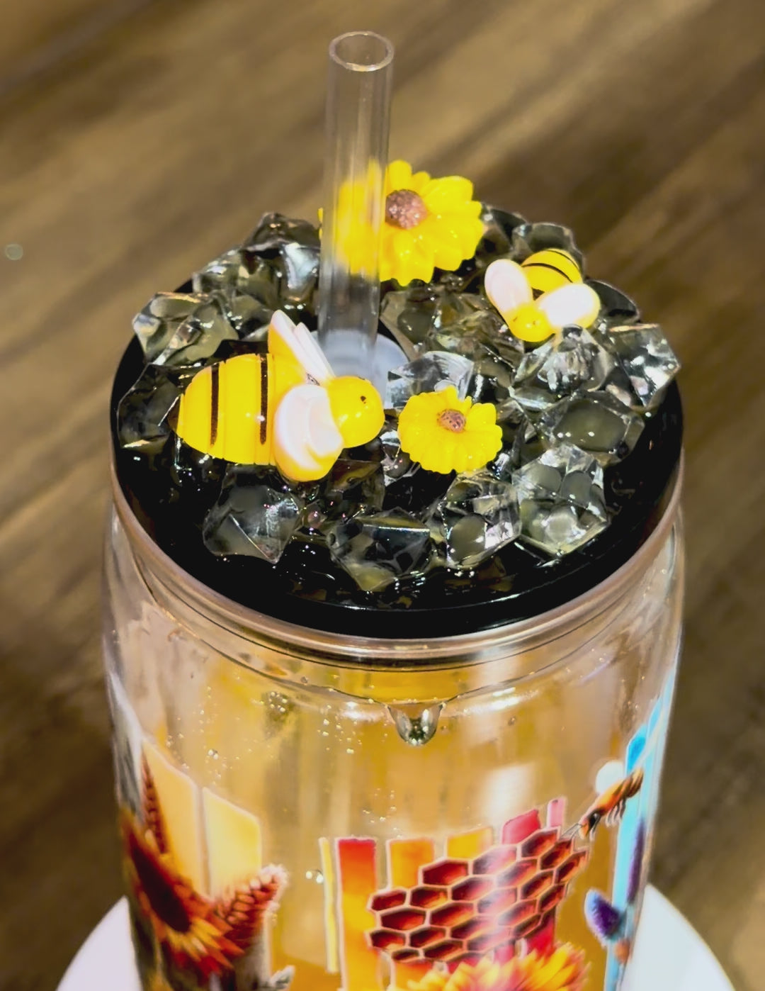Honey Drip Bee Cup