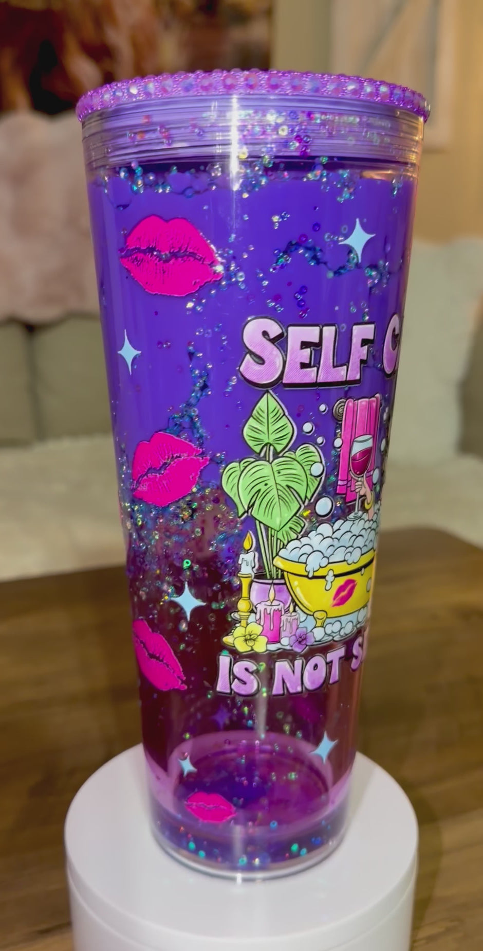 Self care isn’t selfish Lava Tumbler