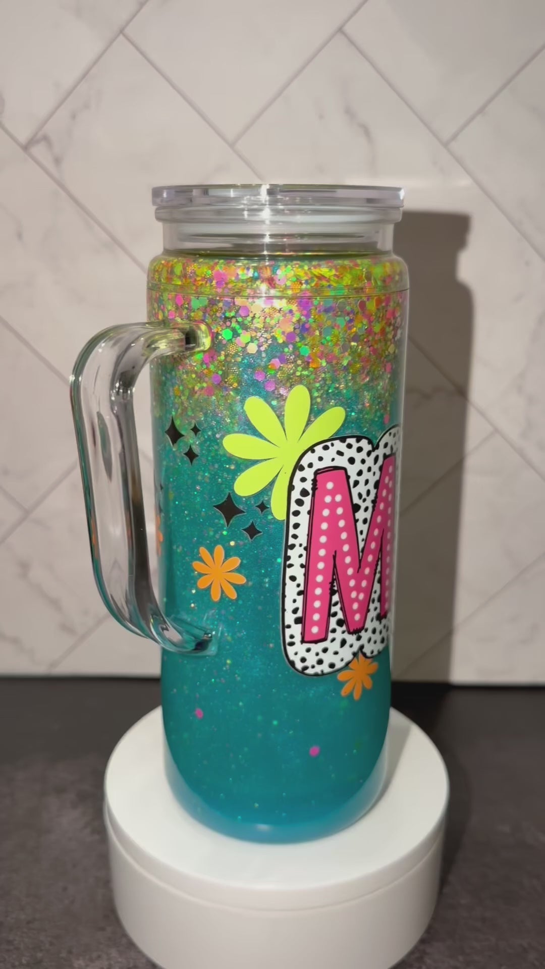 Mama Watetfall Snowglobe Cup