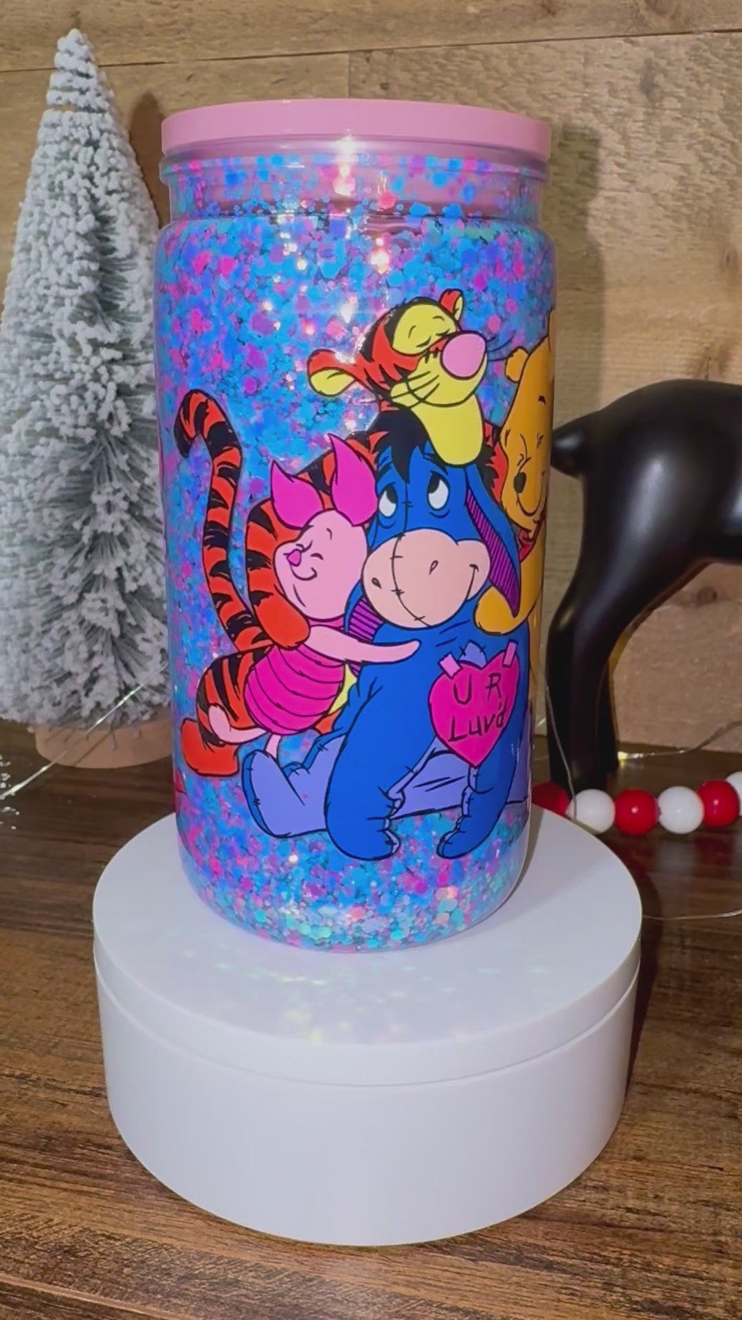 Woodland Friends Snowglobe cup