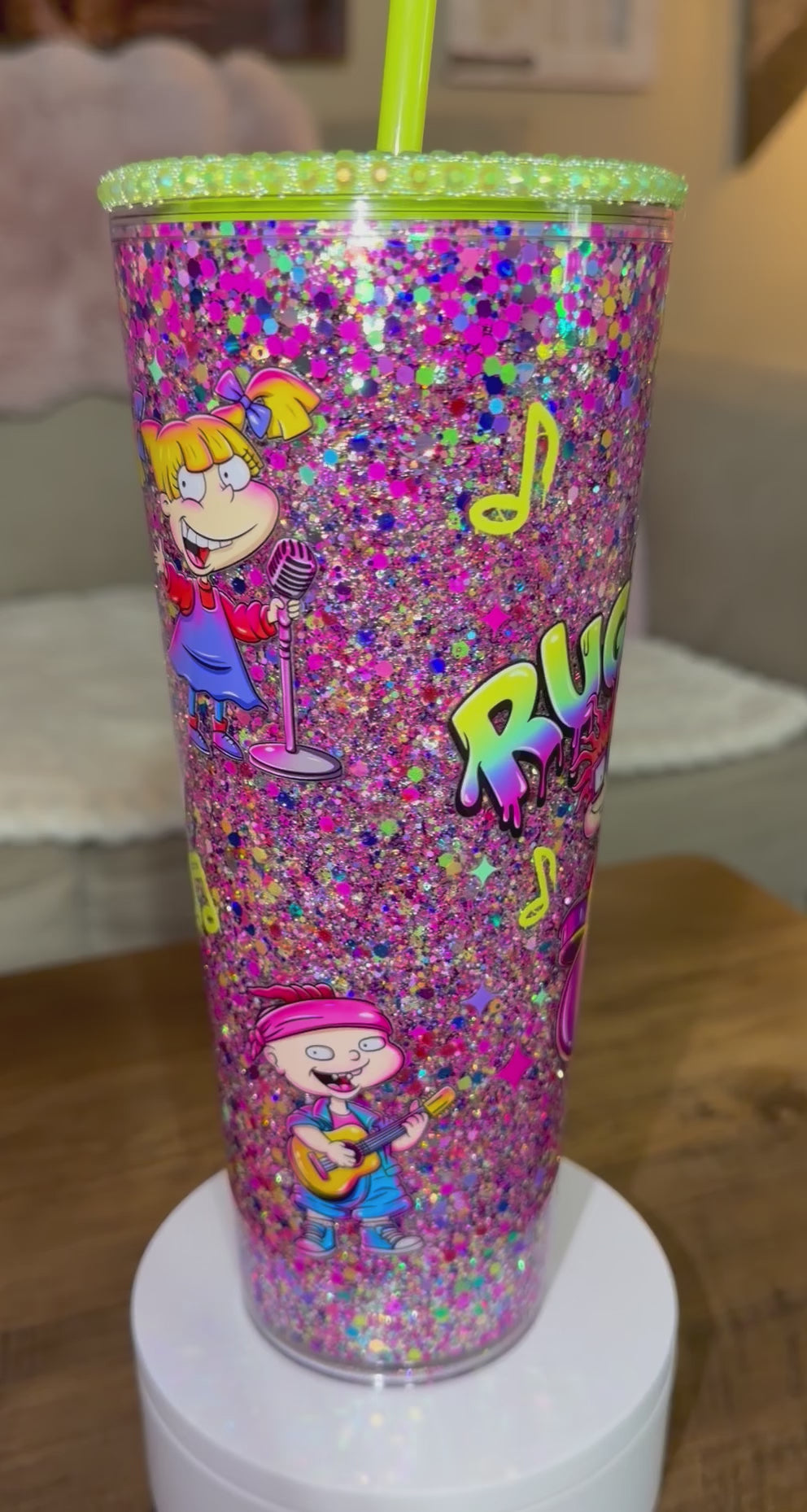 90s Themed Snowglobe Cup