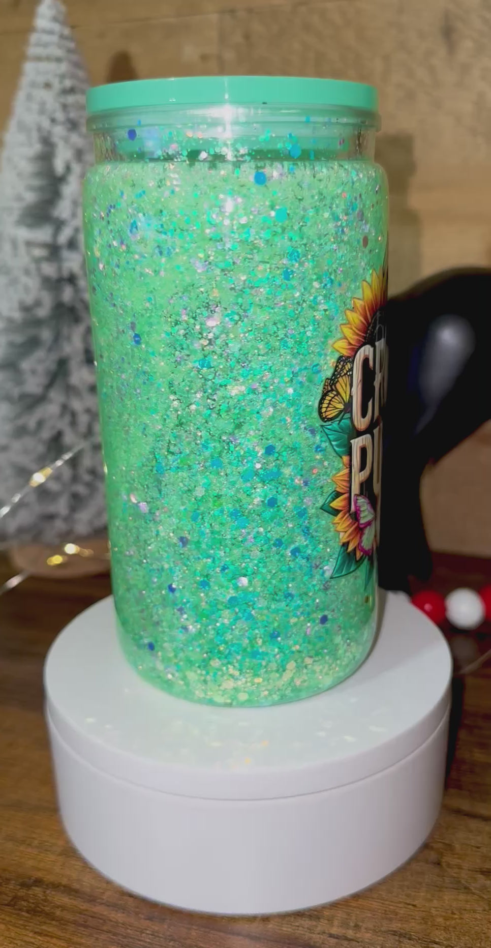 Created With a Purpose Christian Snowglobe Cup