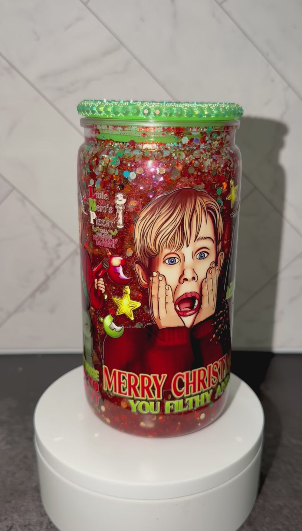 Christmas Waterfall Cup