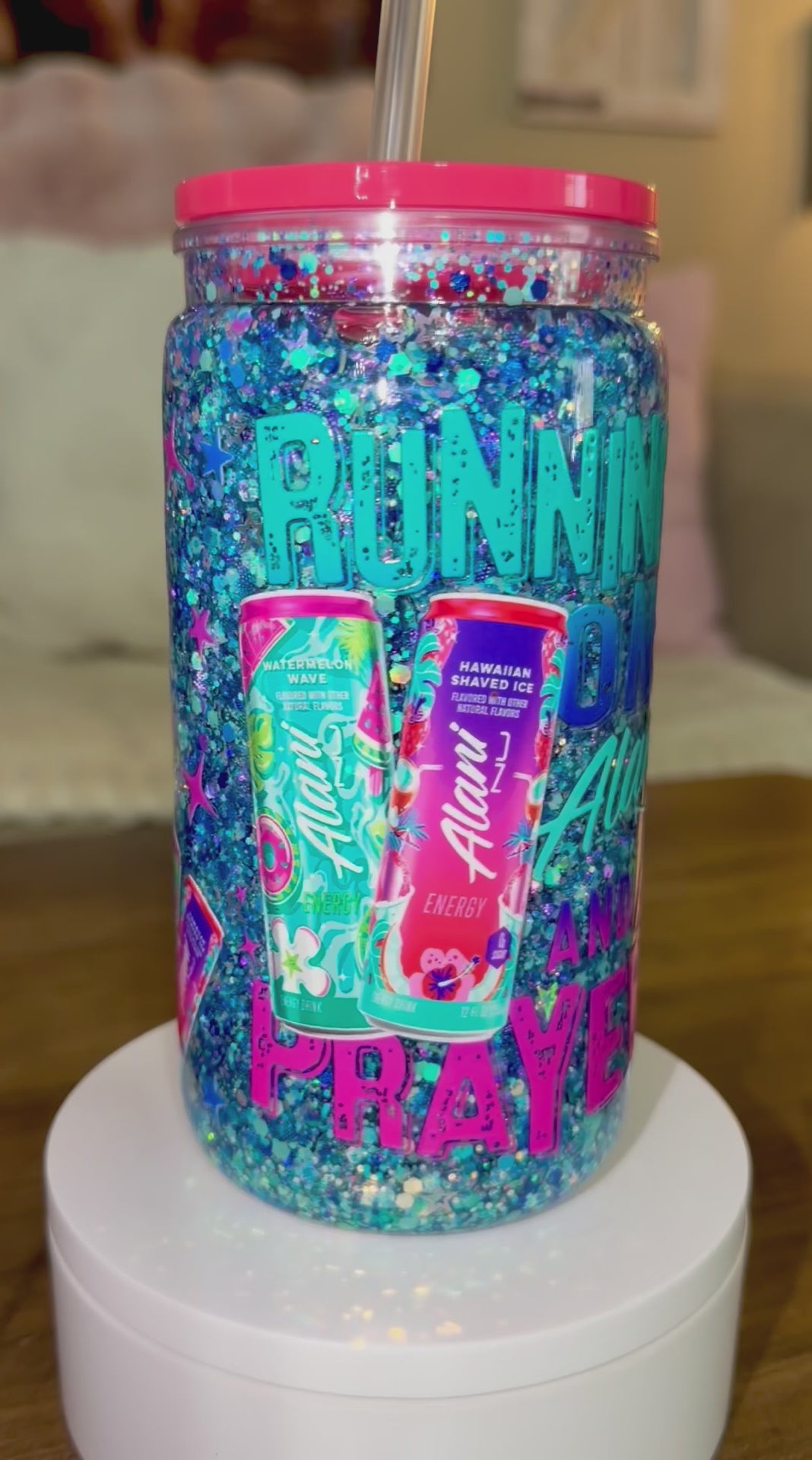 Energy Drink Inspired Snowglobe Cup