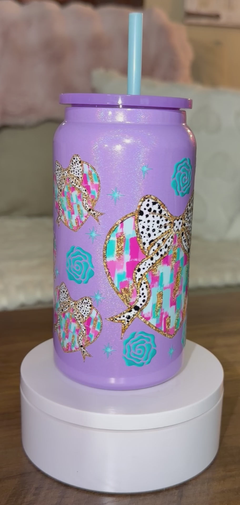 Purple Heart stainless steel tumbler