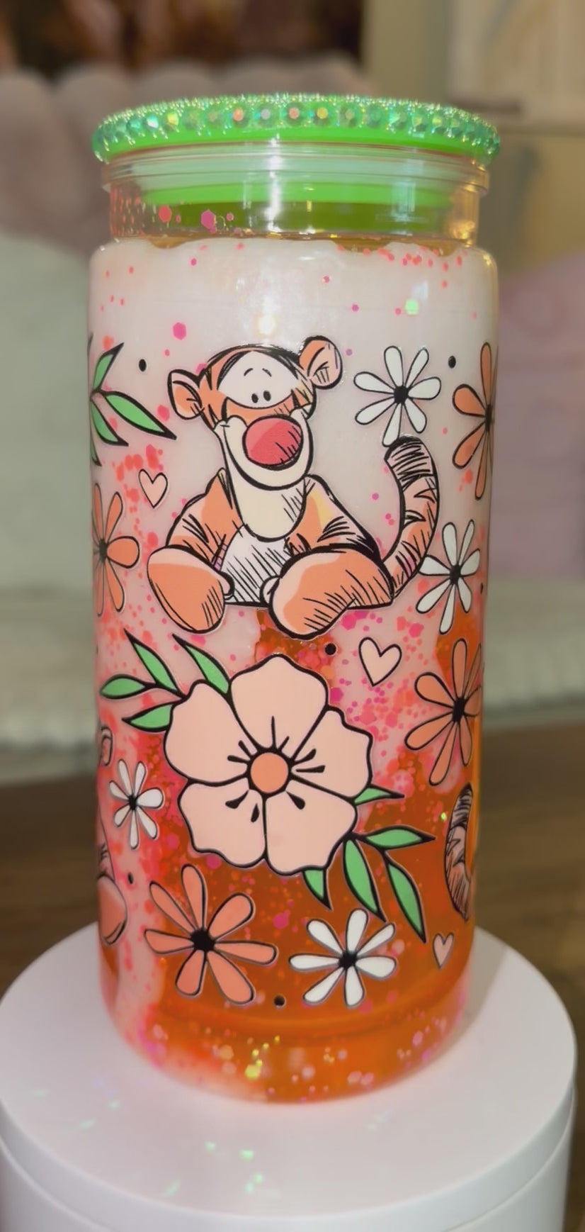 Orange Bouncy Friend Lava Cup