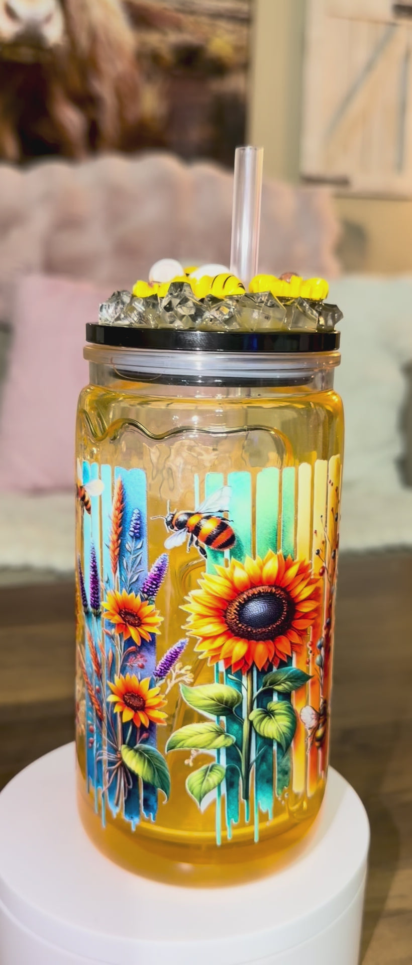 Honey Drip Bee Cup