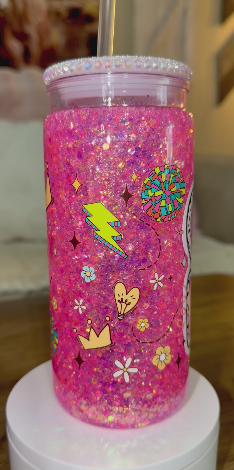 Cheer Mama Snowglobe Cup