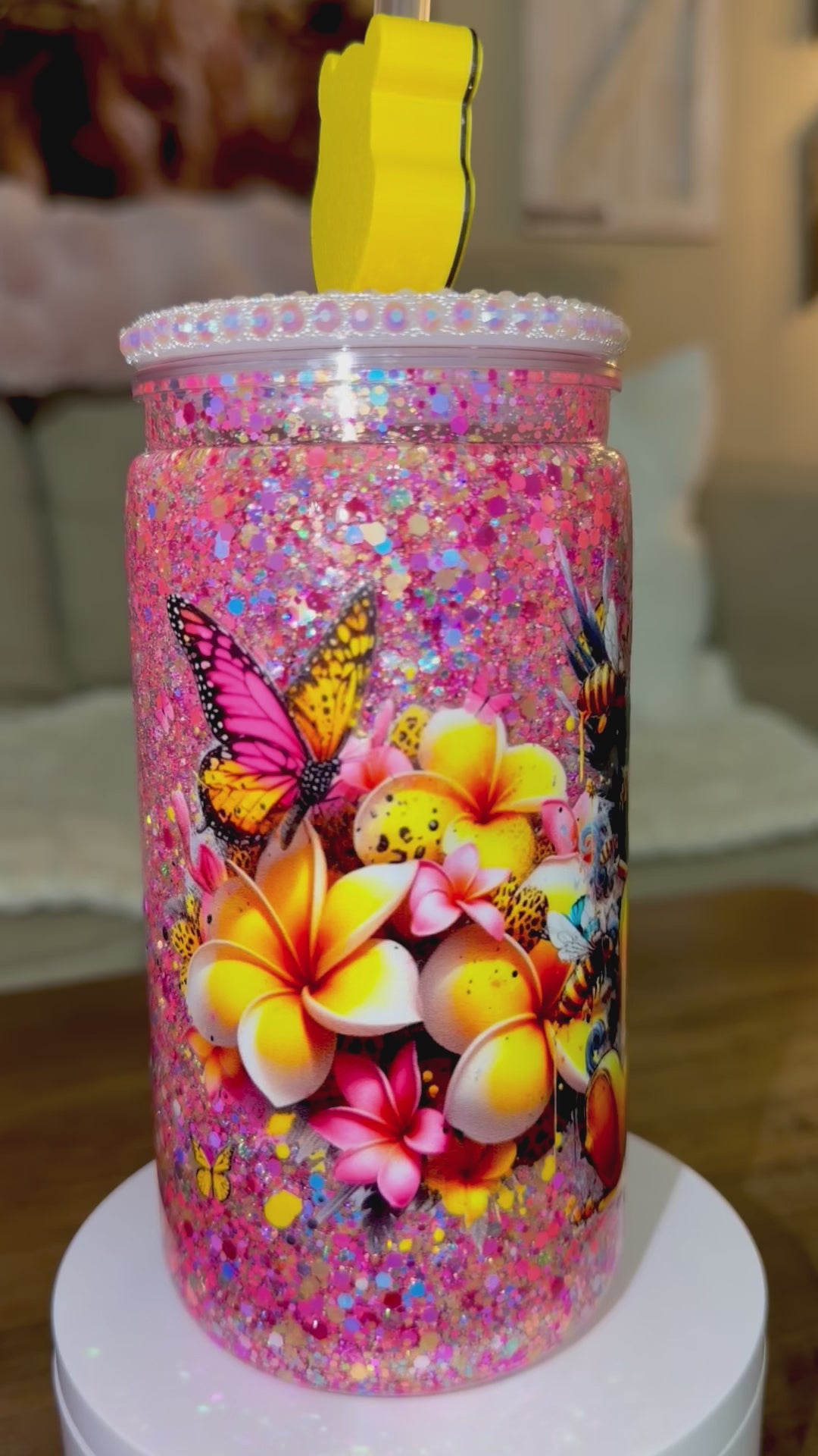 Honey Bear Snowglobe Cup