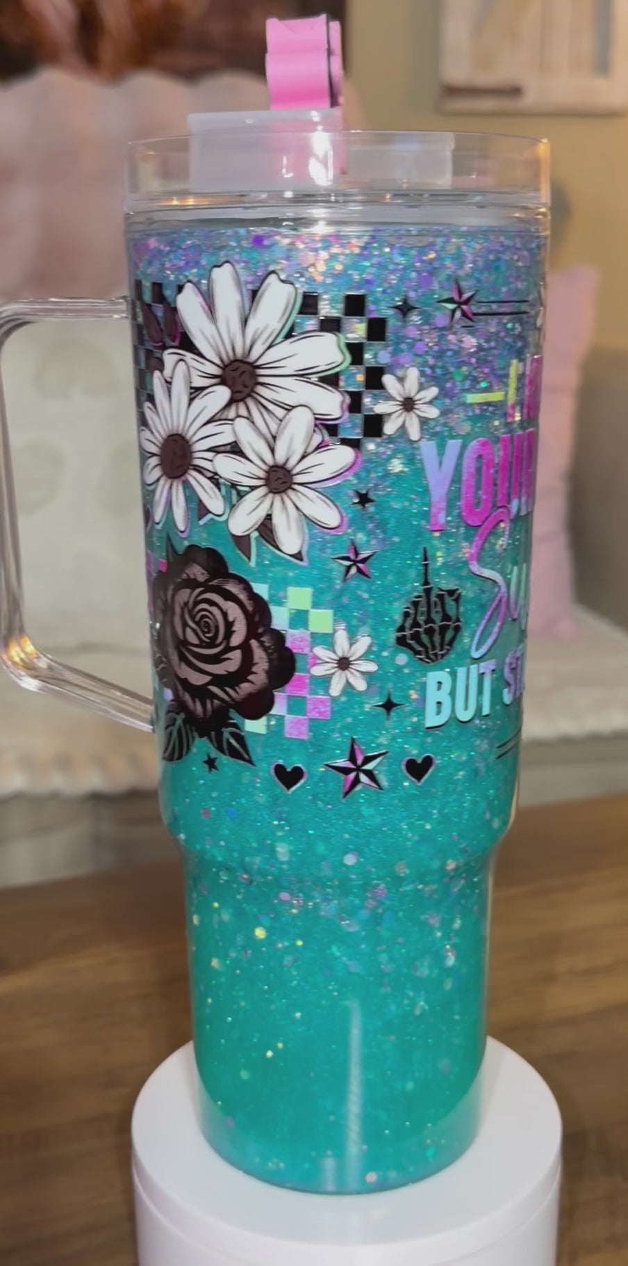 Floral Waterfall Tumbler