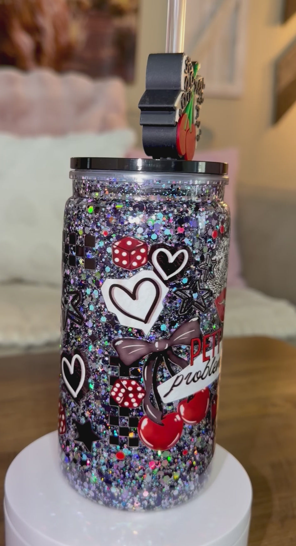 Pretty and Problematic Snowglobe Cup